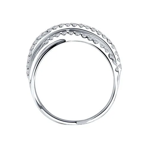 Inel din argint cu Cubic Zirconia Incolor