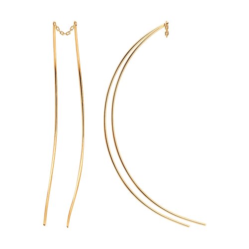 Cercei Lanț din aur roșu fără pietre