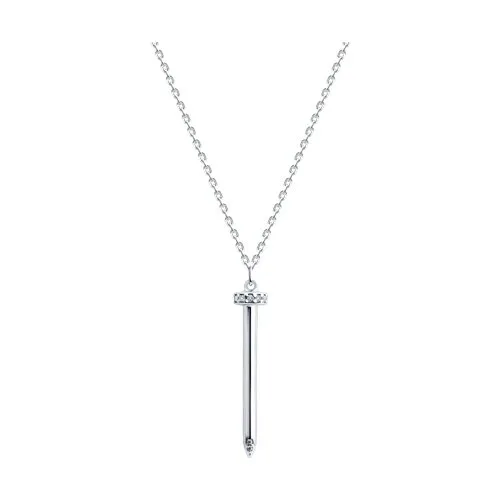 Colier din argint cu Cubic Zirconia Incolor