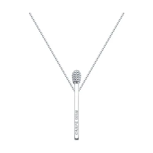 Colier din argint cu Cubic Zirconia Incolor