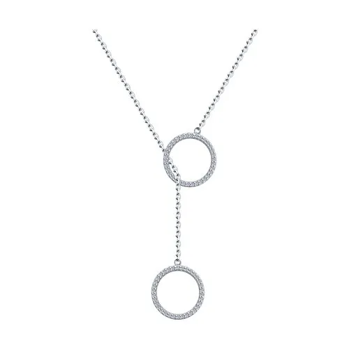 Colier din argint cu Cubic Zirconia Incolor
