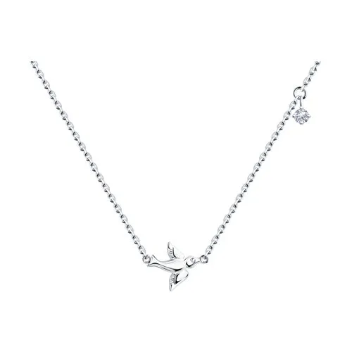Colier din argint cu Cubic Zirconia Incolor