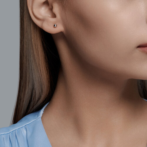 Cercei Pusete din argint  fără pietre