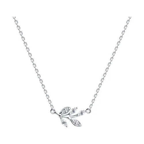 Colier din argint cu Cubic Zirconia Incolor