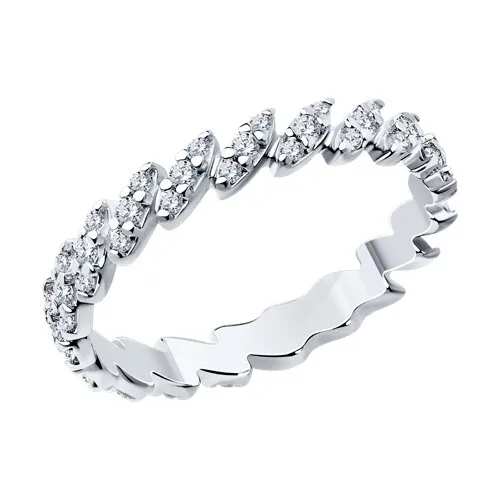 Inel din argint cu Cubic Zirconia Incolor