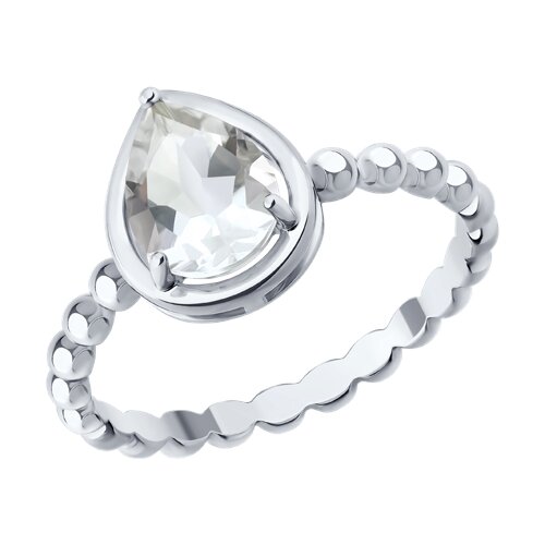 Inel din argint  cu pietre Cristal de munte
