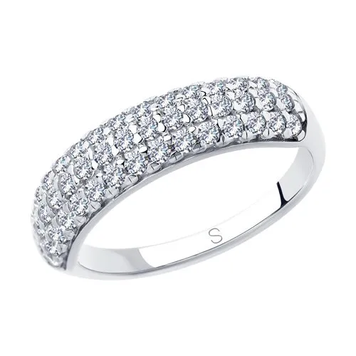 Inel din argint cu Cubic Zirconia Incolor