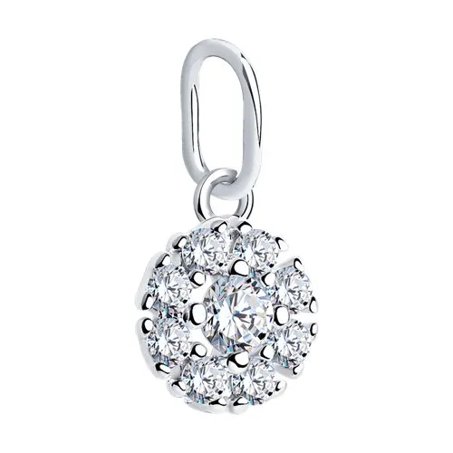 Pandantiv din argint cu Cubic Zirconia Incolor