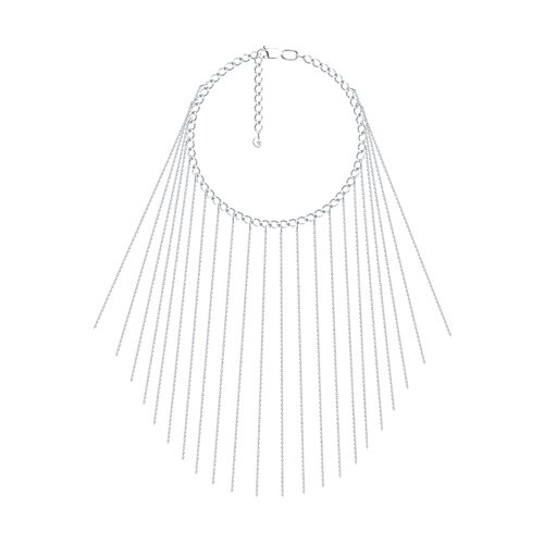 Браслет из серебра без камней