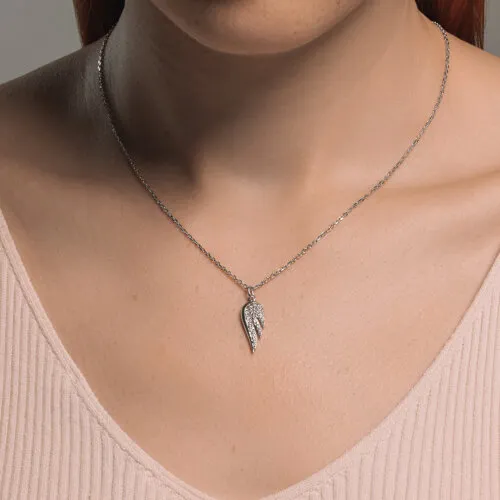 Colier din argint cu Cubic Zirconia Incolor