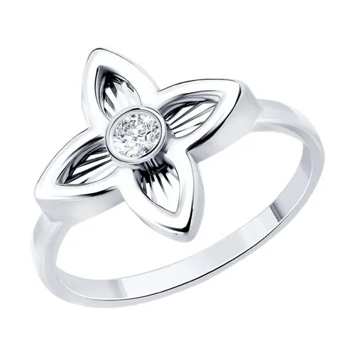 Inel din argint cu Cubic Zirconia Incolor