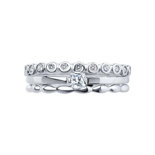 Inel din argint cu Cubic Zirconia Incolor