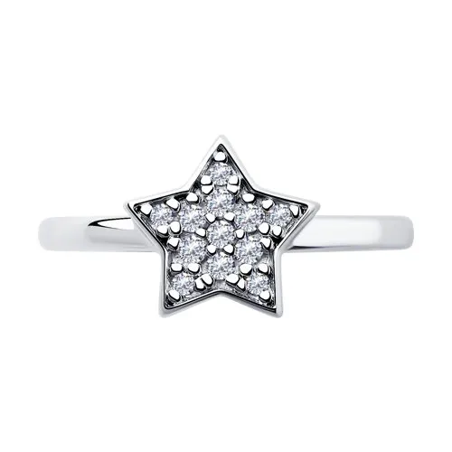 Inel din argint cu Cubic Zirconia Incolor