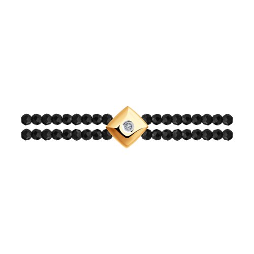 Brățară din aur roșu cu pietre Diamant, Spinel natural și