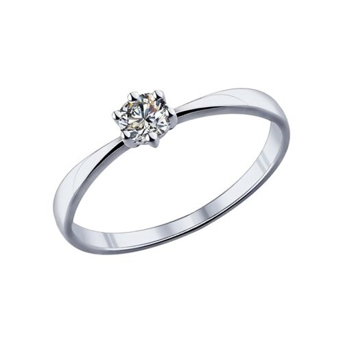 Inel din argint  cu pietre Cubic Zirconia Incolor