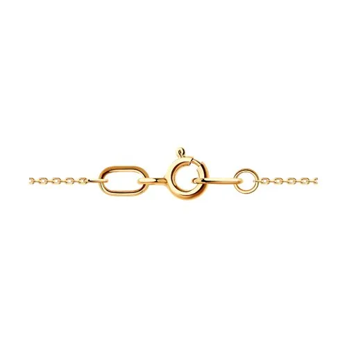 Brățară din aur roșu cu Cubic Zirconia Incolor