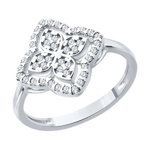 Inel din argint cu Cubic Zirconia Incolor