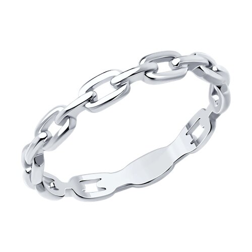 Кольцо из серебра без камней