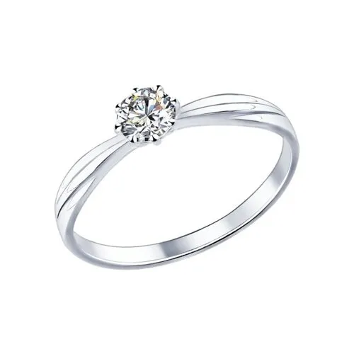 Inel din argint cu Cubic Zirconia Incolor
