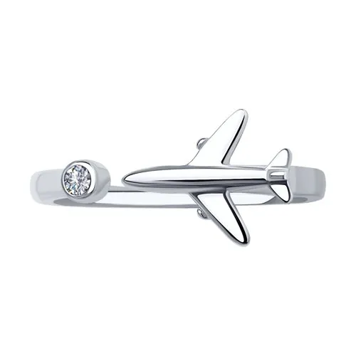 Inel din argint cu Cubic Zirconia Incolor