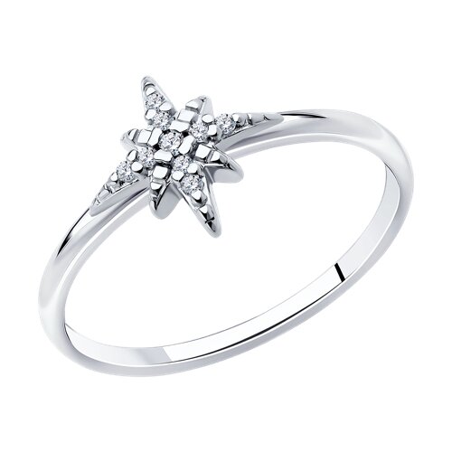 Inel din argint  cu pietre Cubic Zirconia Incolor