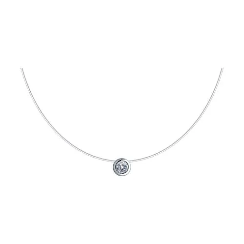 Colier din argint cu Cubic Zirconia Incolor