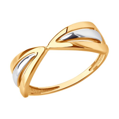 Кольцо из красного золота без камней