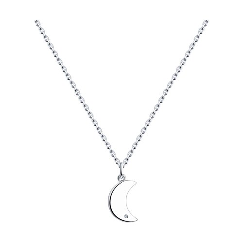 Colier din argint  cu pietre Diamant