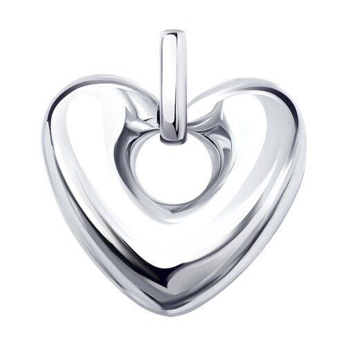 Подвеска из серебра без камней