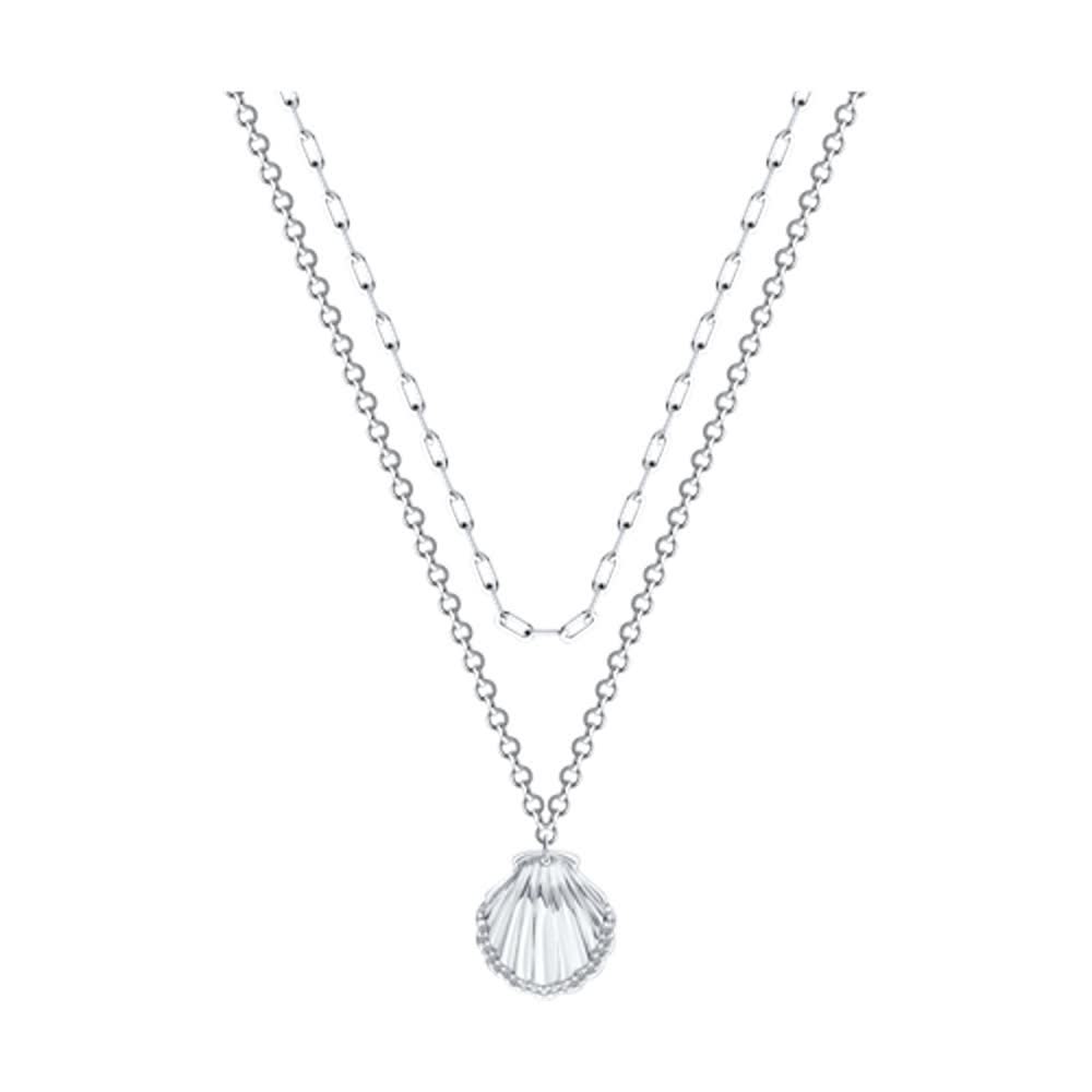 Colier din argint  cu pietre Cubic Zirconia Incolor