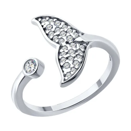 Inel din argint cu Cubic Zirconia Incolor