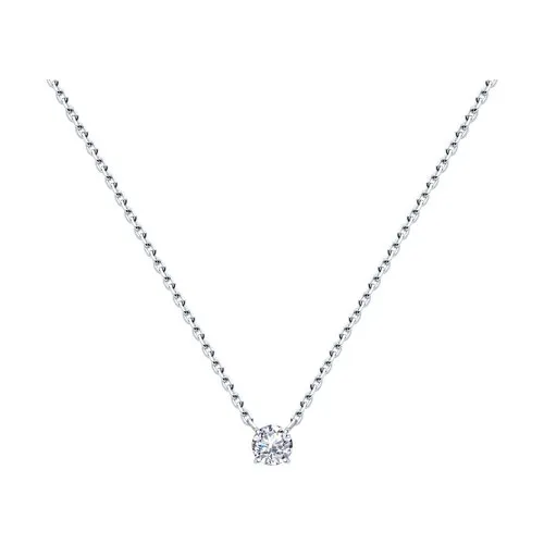 Colier din argint cu Cubic Zirconia Incolor