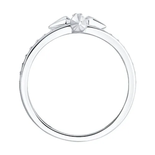 Inel din argint cu Cubic Zirconia Incolor