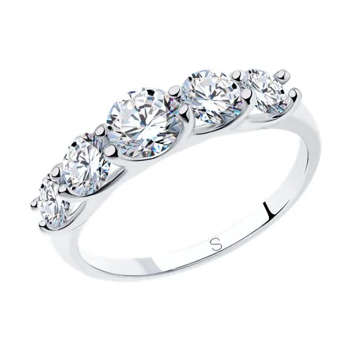 Inel din argint cu Cubic Zirconia Incolor