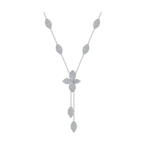Colier din argint cu Cubic Zirconia Incolor
