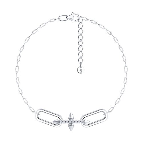 Brățară din argint  cu pietre Cubic Zirconia Incolor