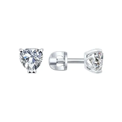 Cercei Pusete din argint cu Cubic Zirconia Incolor