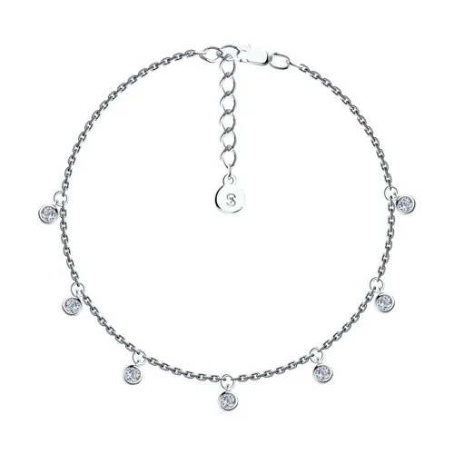 Brățară din argint cu Cubic Zirconia Incolor