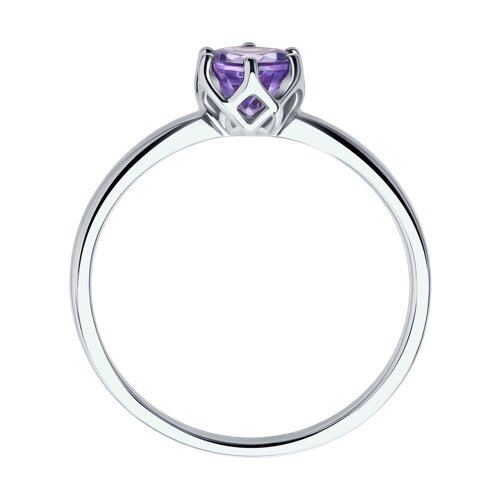 Inel din aur alb cu pietre Tanzanit