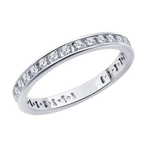 Inel din argint  cu pietre Cubic Zirconia Incolor