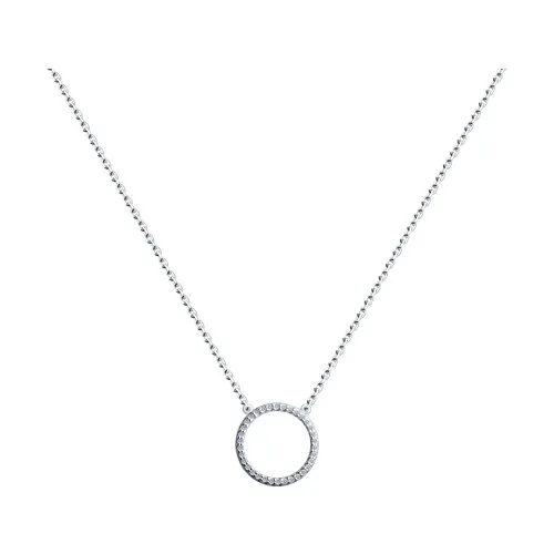 Colier din argint cu Cubic Zirconia Incolor