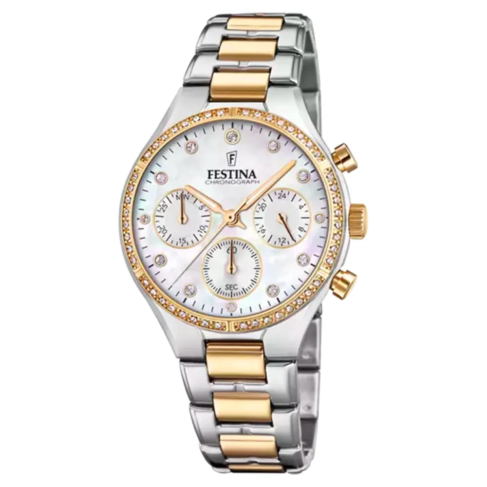 Часы FESTINA с камнями Swarovski