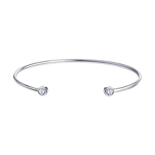 Brățară din argint  cu pietre Cubic Zirconia Incolor