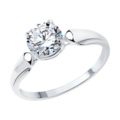 Inel din argint cu Cubic Zirconia Incolor
