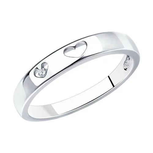 Inel din argint cu Cubic Zirconia Incolor