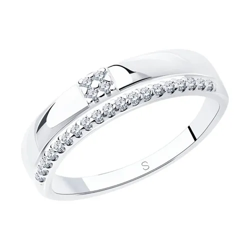 Inel din argint cu Cubic Zirconia Incolor