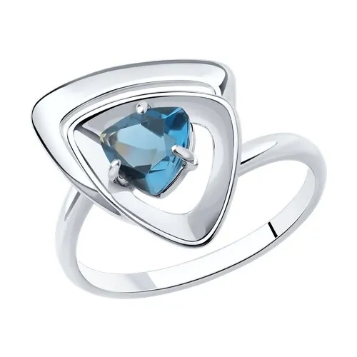 Inel din argint cu Topaz London