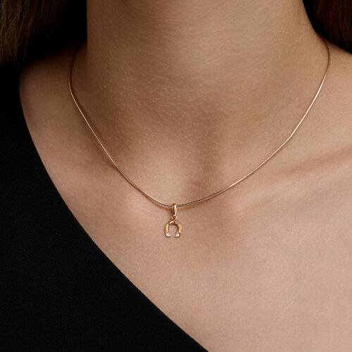 Подвеска из красного золота с камнями Бриллиант