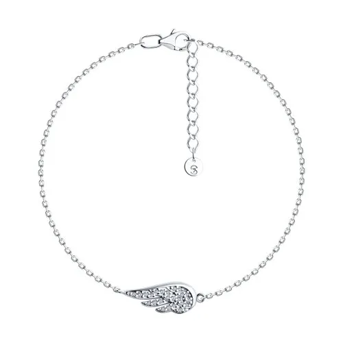 Brățară din argint cu Cubic Zirconia Incolor