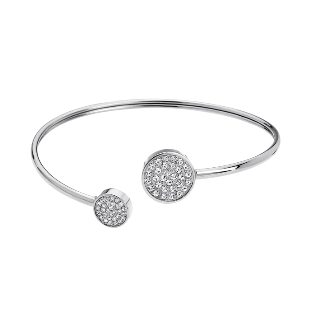 Brățara din oțel  cu pietre Cubic Zirconia Incolor